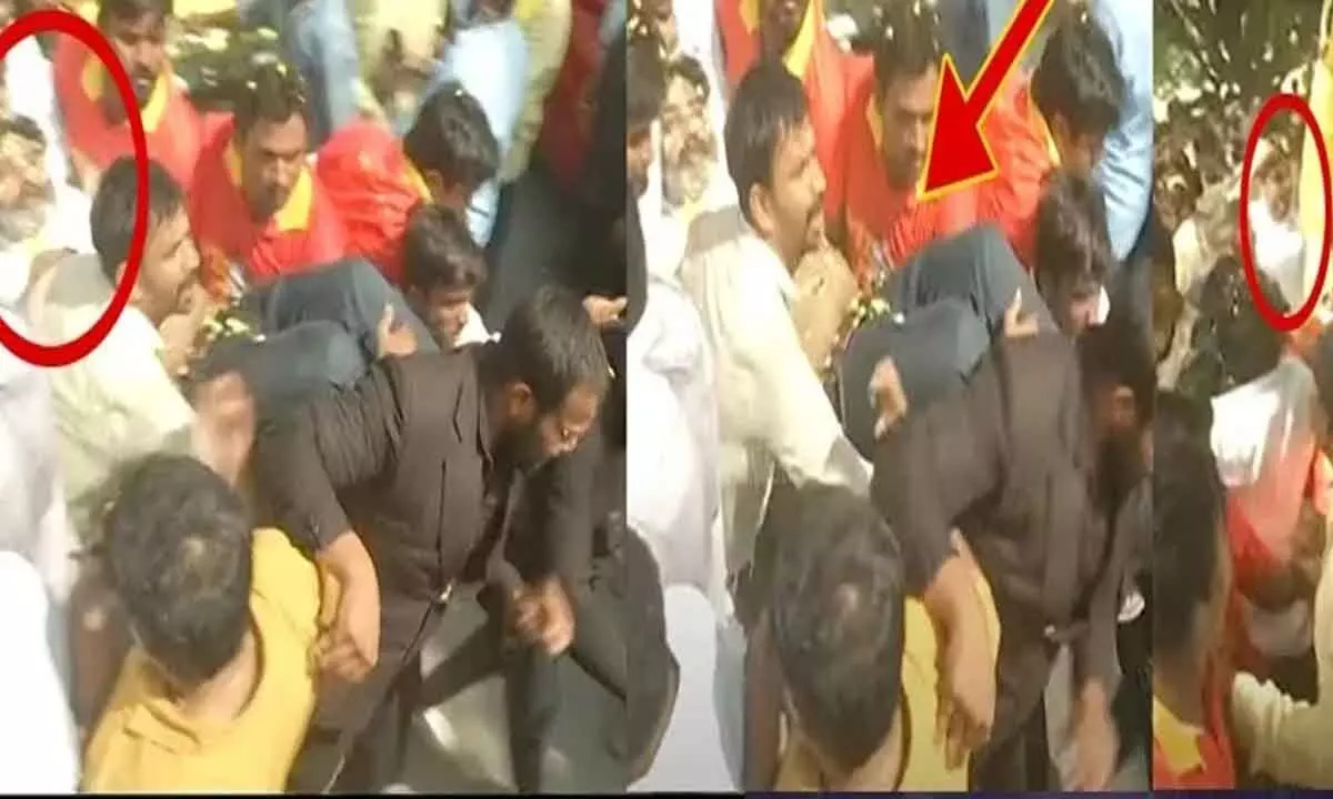 Nanadamuri Tarakaratna falls ill in Lokeshs Padayatra in Kuppam, shifted to hospital