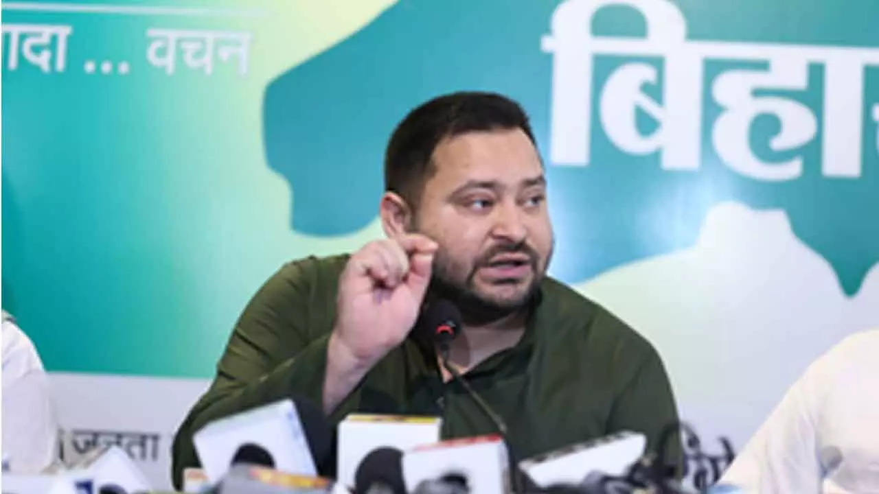 Tejashwi criticises PM Modi ahead of Bihar Assembly polls